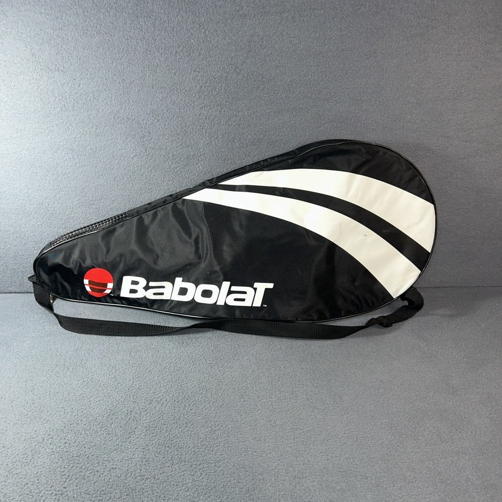 Babolat Single Tennis Racquet Bag Black Padded Standard Carry Case - Picture 2 of 4